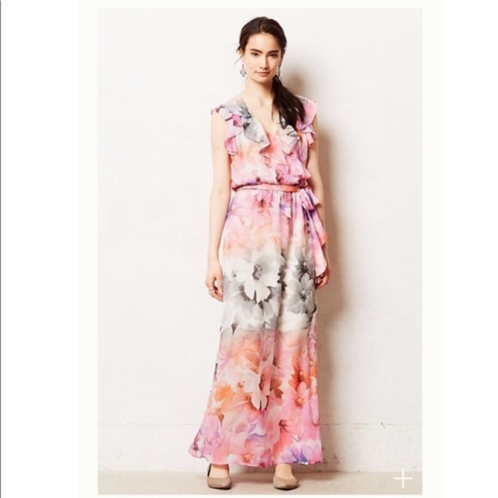 Anthropologie Easel Flora Dress